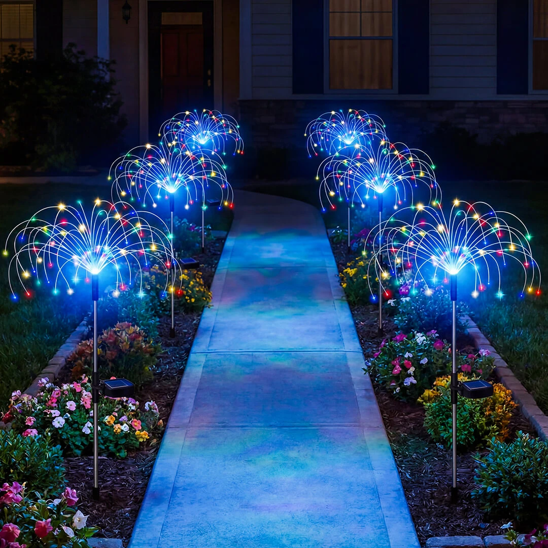 Glowing Galaxy Garden Light – Multicolor Firework-Style Garden Decoration - Image 2