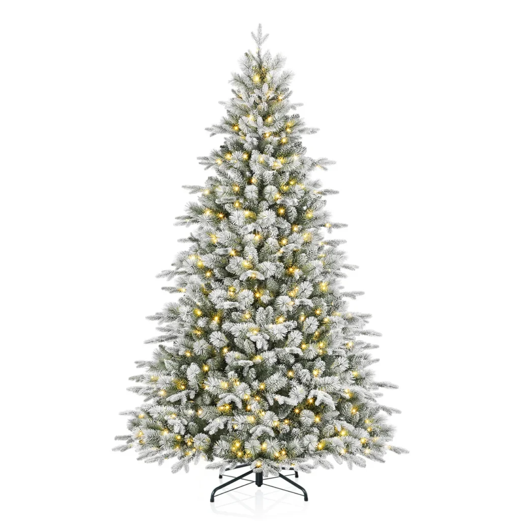 Flocked Princess Pine Christmas Tree