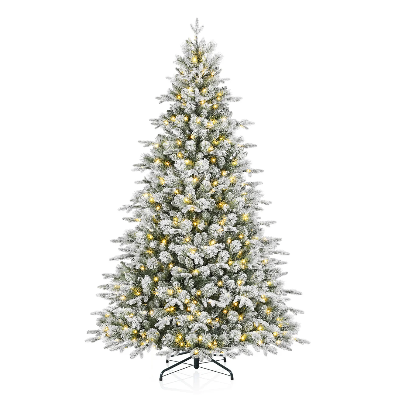 Flocked Princess Pine Christmas Tree