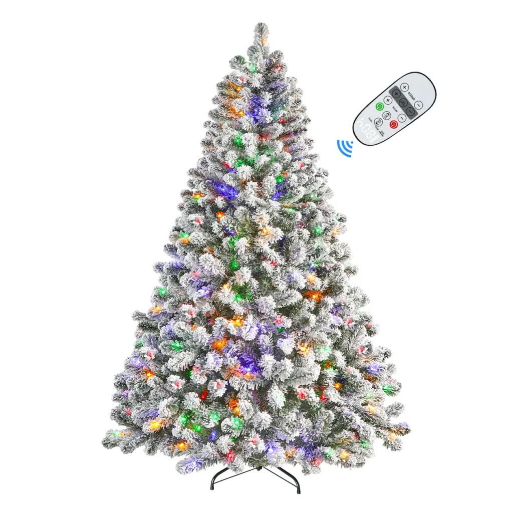 White Flocked Spruce