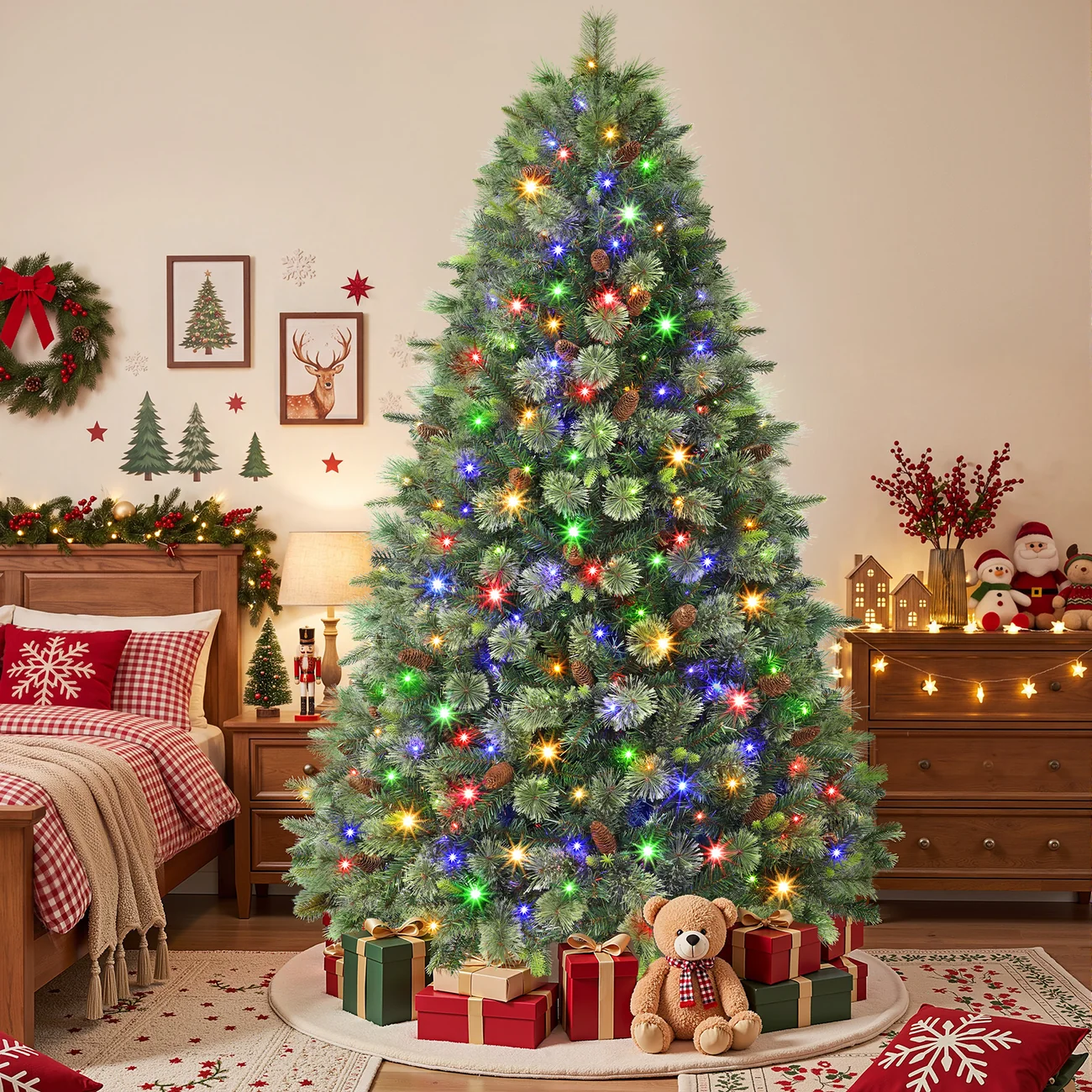 Carolina Pine Artificial Christmas Trees - Image 2