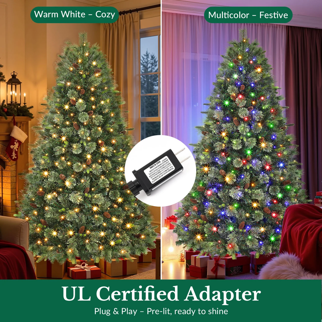 Carolina Pine Artificial Christmas Trees - Image 4