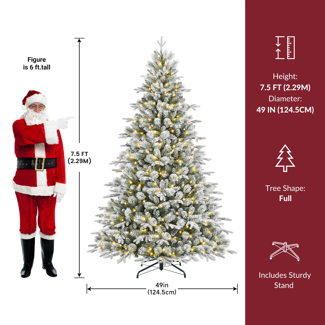 7.5ft Premium Twinkling Flocked Princess Pine Christmas Tree, 7.5ft Christmas tree, 7.5 foot Christmas tree, Premium Christmas tree, Princess Pine Christmas tree, Flocked Princess Pine Christmas tree, Twinkling Princess Pine tree, Flocked Christmas tree, Pre-lit Christmas tree, Pre-lit flocked Christmas tree, Twinkling Christmas tree, Clear light Christmas tree, Christmas tree with 500 lights, 500 pre-lit clear twinkle lights, Christmas tree with 3338 tips, 3338 lifelike tips, Lifelike Christmas tree, Artificial Christmas tree, Flocked artificial Christmas tree, 7.5ft pre-lit Christmas tree, 7.5ft flocked Christmas tree, 7.5ft Princess Pine tree, Snowy Christmas tree, Snow-inspired Christmas tree, Indoor Christmas tree, Tall Christmas tree, Christmas tree with clear lights, Christmas tree with twinkle lights, Holiday centerpiece, Christmas living room decor, Christmas entryway decor, Winter wonderland Christmas decor, Elegant Christmas tree, Traditional Christmas tree decor, Cozy Christmas decorations, Flocked Christmas tree ideas, Princess Pine decorating ideas, Christmas tree decorating ideas, Pre-lit Christmas tree decorations, Christmas tree ornaments, Christmas tree ribbon ideas, Christmas tree topper ideas, Christmas tree skirt, Christmas tree collar, Red and gold Christmas decorations, Champagne Christmas decorations, Woodland Christmas tree decor, Family Christmas tree, Christmas home decor, Christmas tree buying guide