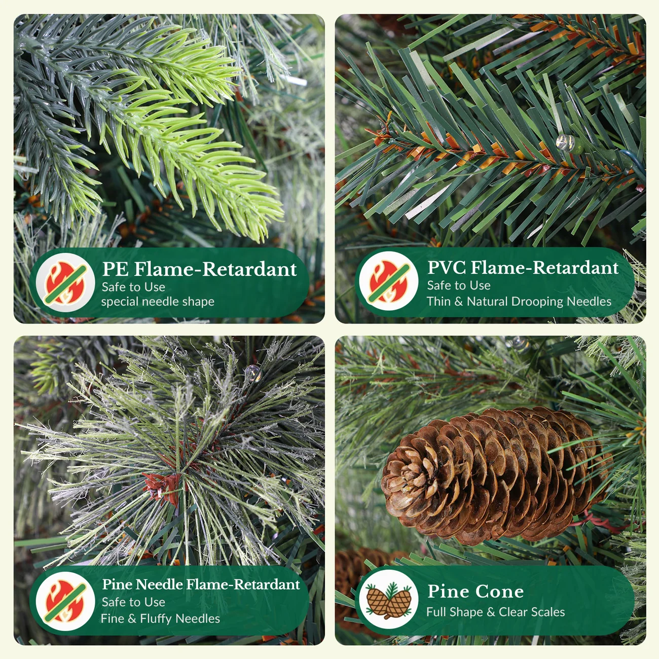 Carolina Pine Artificial Christmas Trees - Image 7