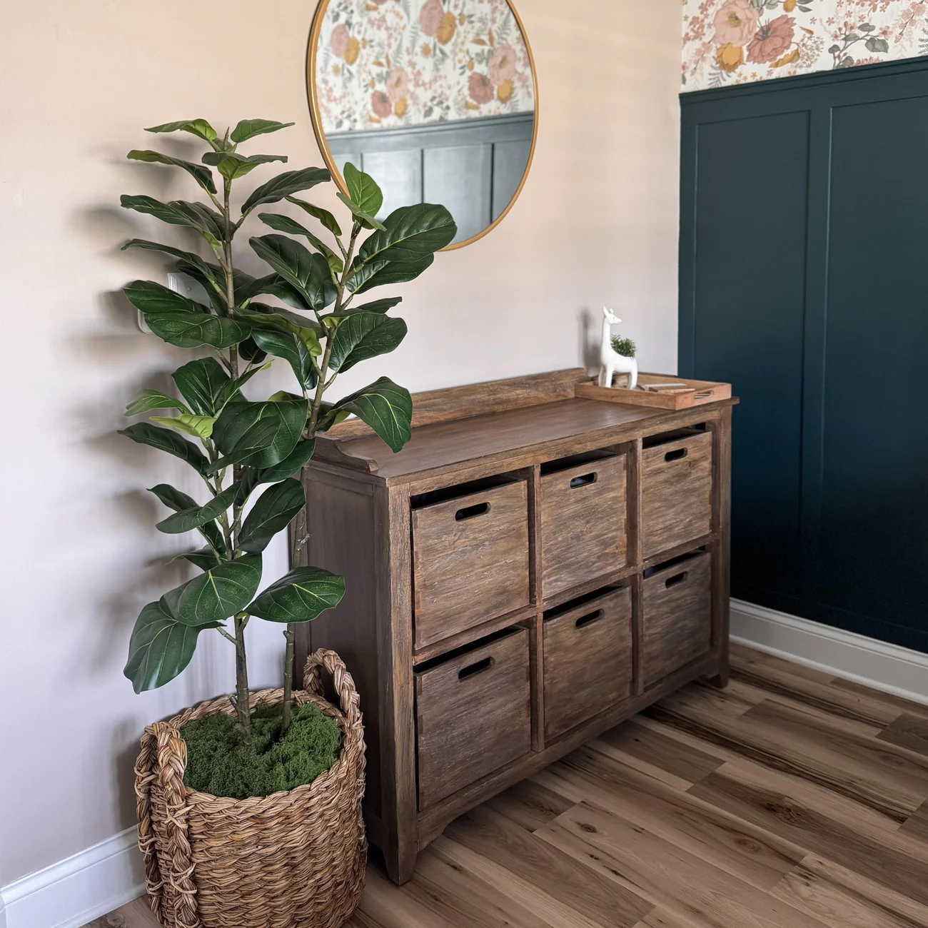 Artificial Fiddle Leaf Fig Tree with White Pot – Realistic Faux Plant, 4FT/5FT/6FT - Image 2